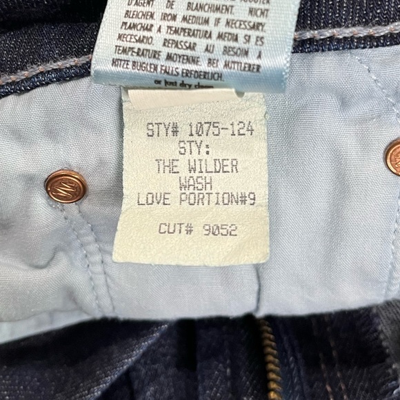 Mother Denim The Wilder Bell-Bottom Trouser Jeans size 27 in Love Potion No 9 - Picture 9 of 12